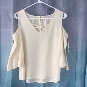 One heart off the shoulder blouse